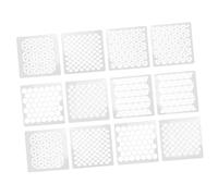 Veemoon 12pezzi Templates per Pittura Murale Geometrica per Decorazioni di Casa e Negozi Facili da Usare e Pulire Divertenti per Pratico e Realizzabile