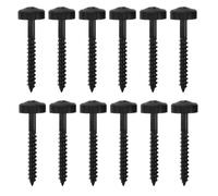 Veemoon 12pezzi Viti e Bulloni per Chitarra Elettrica di Hardware per Manico Boccole di Montaggio Viti Cromate per Giunto del Manico Accessori per Chitarra Acustica e Basso