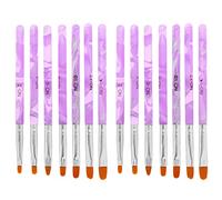 Veemoon 14 pezzi per Unghie UV Kit per Nail Art con per Pittura e Decorazione per e Domestico Facile e Maneggiare per Disegni Creativi