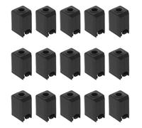 Veemoon 15 pezzi Calzini per estrusore hotend per stampante 3D compatibili | Manicotto protettivo in silicone per hotend, resistente al calore, riduce i residui di filamento, minimizzando la dispersione