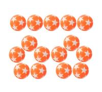 Veemoon 15 Pezzi Palline da Calcio Balilla Piccole da Tavolo 32mm Arancione Bianco Accessori per Calcio Balilla Indoor per Gioco in Famiglia e Gruppo