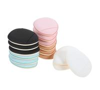 Veemoon 15 Pezzi Piumini per Cipria in Polvere Fondotinta e Trucco di Design Compatto e Portatile Punta delle Dita per Applicazione Precisa Adatto Tutti i Tipi Utilizzabile in Varie Manier