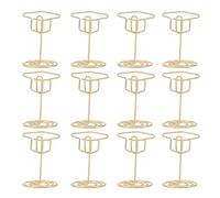 Veemoon 15 Pezzi Porta Numeri da Tavolo per Cappelli da Laurea - Portafoto cablati da Tavolo con Morsetto per promemoria per Decorazione di Catering per Eventi, ricevimento della Classe del 2026