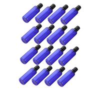 Veemoon 16pezzi Flacone da Viaggio Pressa Dispenser per Cosmetici Flacone per Lozione per Shampoo Bagnoschiuma Detergente Viso Tonico Viso Mani Solare Ecc Ricaricabile Riutilizzabile e Por