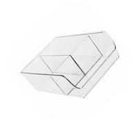 Veemoon 1pezzi Contenitore Per Trucchi in Plastica Trasparente Scatola Portaoggetti Da Scrivania Per Cosmetici Organizzatore Salvaspazio Multi-slot Per Rossetto e Smalto