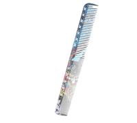 Veemoon 1pezzi Pettine Doppia Faccia Per Chioma e Barba in Materiale Abs Pettine Da Taglio Ultrasottile Design Anti-graffio Per Parrucchieri e Uso Quotidiano