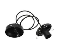 Veemoon 1pezzi Portalampada Sospensione in Ferro e Pvc Resistente Portalampada Tavolo Per Lampadario Soffitto Lampada Pendente Attacco Vite Per Lampadina Standard Supporto Decorativo