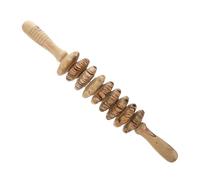 Veemoon 1pezzi Rullo Massaggiante in Legno Strumento Manuale Pratico Per Massaggi Alla Schiena e Pancia Adatto Chi Lavora Lungo Guida o Soffre Di Problemi Alle Gambe