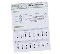 Veemoon 1pezzi Tabella Di Accordi Per Tromba Per Principianti Poster Di Riferimento Per Apprendimento Degli Accordi Guida Pratica Per Trombettisti