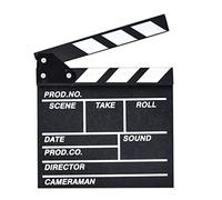 Veemoon 1pezzi Tavoletta Regista in Legno Accessorio Per Foto Tavoletta Da Regista Per Film in Ardesia Come Accessorio Per Regia