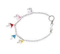 Veemoon 1pezzi Vintage Unisex Mushroom Waist Chain for Trousers Hanging Chain Decor for Fashion and Versatile Accessory
