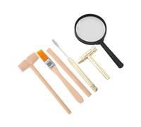 Veemoon 1set Kit per Set Archeologici Martello Scalpello e Educativo per e attività Apprendimento per e Ragazze