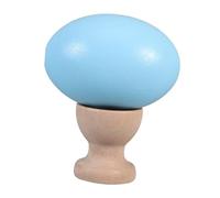 Veemoon 1set Shaped Wooden Base for Clay Doll Hair Styling Lightweight Pottery Tool for Easy Hairstyles Compatible with all Hair Types