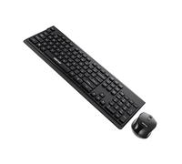 Veemoon 1Set Tastiera e Mouse Ergonomico per Design Compatto e Elegante Scelta Rapida per Accesso Multimediale
