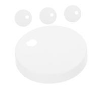 Veemoon 2 paia Copri Bulloni per Sedile Wc in Plastica Bianca Accessori Decorativi per Fissaggio e Copertura Viti Esposte del Water Kit di Tappi Protettivi per Bagno