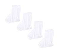 Veemoon 2 Paia di Copriscarpe per Pattini da Ghiaccio Elastici Resistente Bianco Xl, Protezioni Portatili per Stivali da Hockey e Pattinaggio Artistico, Accessori Comodi e Durevoli