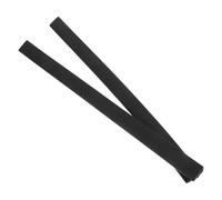 Veemoon 2 Pezzi Barriera per Soglia Porta Doccia in Silicone Autoadesiva 50cm Altezza 1,6cm Resistente All'usura per Bagno e Balcone Design Elegante Nero