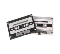 Veemoon 2 Pezzi Biglietti di Auguri Vintage Registrabili Cassette da Carte Vocali con Messaggi Personalizzabili per Compleanni e Festeggiamenti di Laurea Saluti Celebrativi Retrò