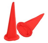 Veemoon 2 Pezzi Cappello da Gnomo Rosso in Poliestere Leggero per Cosplay e | Morbido, Elastico e Skinfriendly, Adatto a Teste Diverse, per Natale e Halloween Party, Accessorio Scenico