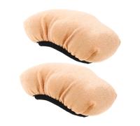 Veemoon 2 Pezzi Cuscinetti per Stampelle Imbottitura Morbida e Antiscivolo con Fascia Elastica per Impugnature Cane Accessori Comfort per Anziani