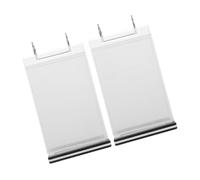 Veemoon 2 Pezzi Espositore Menu Tavolo Supporto Cartello Flip Desktop Robusto e Durevole Stand Portamenu Multi Pagina Facile Sfogliare per Ristoranti e Negozi