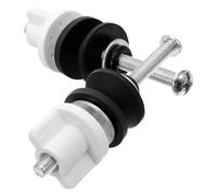 Veemoon 2 Pezzi Kit Fissaggio Cerniere Sedile Wc in Acciaio Inox Bulloni e Viti Resistenti per Fissaggio Rapido e Sostituzione Stabile Oscillazioni per Copriwater Standard