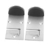 Veemoon 2 Pezzi Limitare La Marcia della Fermaporta per Carichi Pesanti Fermaporta a Pavimento Limitatore della Silver