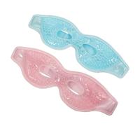 Veemoon 2 Pezzi Maschere Occhi Rinfrescanti in Gel PVC e Patch Riutilizzabili Fatica e Occhiaie per Notte e per Casa