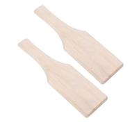 Veemoon 2 Pezzi Pagaia in Legno per Ceramica Manico Ergonomico, Strumento Versatile per Modellare Argilla, per Tecniche di Ceramica e Scultura Artigianale