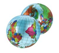Veemoon 2 Pezzi Palloni Gonfiabili Mappa Del per Giocattoli Educativi Leggeri per Insegnare La Geografia e Facili Trasportare e Divertenti