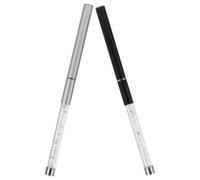 Veemoon 2 pezzi Pennelli per Ciglia e Sopracciglia Duo Scovolino Mascara Ergonomico in Leggera e Trasparente Strumenti per Trucco Lash e Eyebrow per Ragazze per Estensione Ciglia e Viaggi