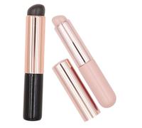 Veemoon 2 pezzi Pennelli Unghie in Silicone Professionali per Nail Art Applicatori e Labbra Design Fine e e Rosa Strumenti Resistenti per Applicazione Dettagliata