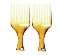 Veemoon 2 Pezzi Pettine per Acconciature Afro Pettine con Design Vintage per Spessi e Lunghi Facile e
