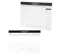 Veemoon 2 Pezzi Planner per Organizzazione Chiara in Non Datato e Settimanale Mensile e Versatile, come Habit Tracker Calendar per Casa e Ufficio