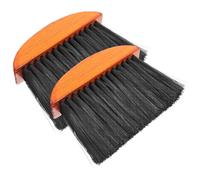 Veemoon 2 Pezzi Spazzola per Focolare in Materiale Affidabile Setole Morbide per Pulizia Difficile Impugnatura Ergonomica Antiscivolo per Caminetti e Riscaldatori Strumento Versatile