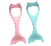 Veemoon 2 pezzi Strumenti per Occhi in Silicone Aiuti Creativi per Eyeliner con Design Staccabile e Curvo Facili Usare per Donne e Principianti Compatti e Portatili per Applicazione