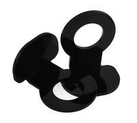 Veemoon 2 Pezzi Supporto da Parete per Palline da Baseball e Softball in Acrilico Nero Design Regolabile e Facile Installazione per Allenamento Individuale e Collettivo