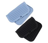 Veemoon 2 Pezzi Tappetino in Silicone Resistente al per Strumenti per Antiscivolo Portatile Protezione Superfici Piastra e Arricciacapelli Design e Durevole