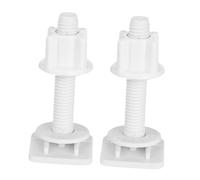 Veemoon 2 pezzi Viti di Fissaggio per Sedile Wc in Abs Resistenti e Silenziose Bulloni per Cerniere Copriwater Facili da Installare e Antivibrazione