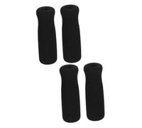 Veemoon 2 Pz Maniglie Per Stampelle in Spugna - Cuscinetti Ergonomici Per Impugnatura - Comfort e Supporto Per Stampelle Ascellari Colore Nero