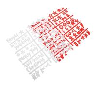 Veemoon 2 Set Di Accessori Per Bacheche Di Natale In Plastica Icone Per Bacheche Natalizie In Simboli Per Messaggi