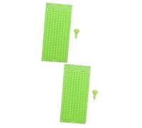 Veemoon 2 Set Lavagna Braille con Punteruolo per Scrittura Strumento Didattico per Non Vedenti e Ipovedenti Facile Usare Resistente e Materiale Sicuro e