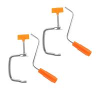 Veemoon 2 Set Maniglie Ergonomiche e Clip di Fissaggio per Macchina per Pasta Manuale Parti di Ricambio per Pasta Maker Montaggio Stabile e Presa Confortevole per Uso Domestico