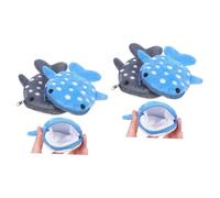 Veemoon 2 Set Portamonete Squalo A Forma Di Cambia Borsa Signora Borsa Moneta Squali Buste Portafoglio Sacchetto Di Carino Cristallo Super Morbido 2 Pezzi * 2