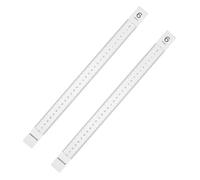 Veemoon 2 Strisce Guida per Mattarello Righello per Taglio Argilla Strisce di Spessore per Lastre di Argilla Strumenti per Rulli Strumenti di Misurazione per