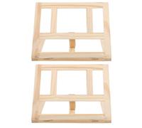 Veemoon 2 supporti in legno per coperchi di scatole puzzle, supporto | Supporto organizer per scatole di puzzle, sostiene i coperchi dei puzzle e le istruzioni, struttura stabile in legno, facile