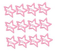Veemoon 20 Pezzi Di Forcine A Forma Di Stella Per Ragazze Spille Colorate Per Lo Styling Delle Donne Mini Accessori Per Con Clip In Metallo Rosa