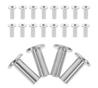 Veemoon 20 pezzi Guaine Protettive per Ringhiera Cavi in Acciaio Inox per Protezione Cavi Ringhiera con Copri per Pali in Legno Resistenti Agli Agenti Atmosferici e Antiusura per