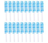 Veemoon 20 Pezzi Marshmallow Azzurri Incartati Per Decorazioni Fai Da Te - Lecca-Lecca Girandola Celesti Per Scrapbooking e Artigianato Creativo