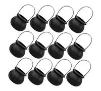 Veemoon 20 Pezzi Mini Calderone Nero Manico 11x7 Cm Porta Caramelle di Halloween Riutilizzabile Barattoli a Forma di Calderone per Feste e Decorazioni Spettrali